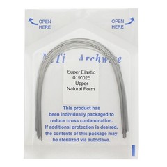 100PCS Dental Orthodontic Niti Arch Wire Natural Form Rectangular Upper Lower