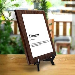 Dream Dictionary Definition Decorative Wall Plaque With Easel Acrylic Stand