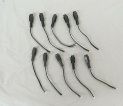 (10) DC Female Barrel Club Connectors 5mm 2.1mm Pin Satisfaction Guaranteed