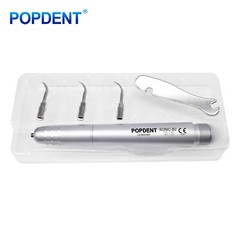 Dental Ultrasonic Air Perio Scaler Handpiece Hygienist 2 4-Holes 3 Tips POPDENT