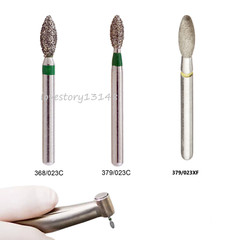 Dental Diamond Burs Egg Football Shape 379-023C/368-023C/379-023XF Coarse Fine