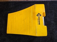 Monster Motion Safety Checkers MC3011 Heavy-Duty Wheel Chock 16 In H Urethane