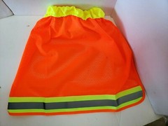 2 PC. FX SAFETY HARD HAT NECK SHIELD HELMET SUN SHADE HI VIS REFLECTIVE STRIPE