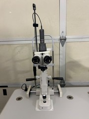 Lumenis Novus Varia Tricolor Ophthalmic Laser paired with SL950LM Slit Lamp 1000