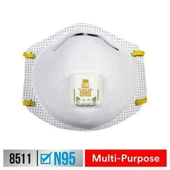 3M N95 Particulate Respirator Face Mask 8577 8511 8514 Exhalation Valve ☣️☢️👍