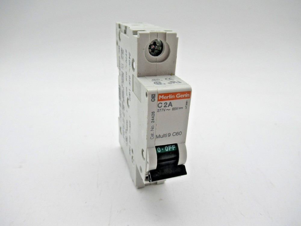 Merlin Gerin 24426 C2A Circuit Breaker Multi9 C60N 1P 2A 277V *NEW*