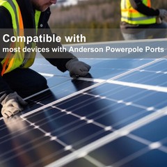 10AWG Solar Panel Extension Cable Compatible with Anderson Powerpole Connector