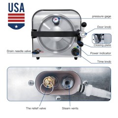 14L Dental Autoclave Steam Sterilizer Medical Sterilization Equipment Class N