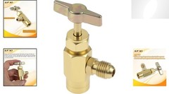 R1234Yf Self-Sealing Can Tap, F-1/4 SAE 1/2 LH Thread Valve Tool with Adapter