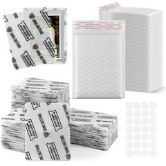 Ding Defend Card Shipping Protector Envelopes Bubble Mailer Kit with 110 Semi…