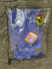 Black Stallion BSX 9oz Royal Blue FR Cotton Welding Jacket (Large) (BXRB9C)
