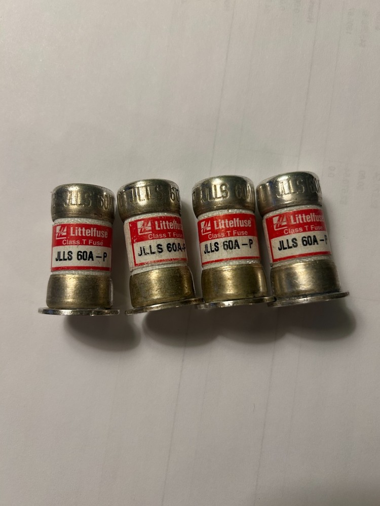 JLLS 60A-P / JJS-60 Fuses 600v lot of 4 Littlefuse / Bussman