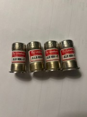 JLLS 60A-P / JJS-60 Fuses 600v lot of 4 Littlefuse / Bussman