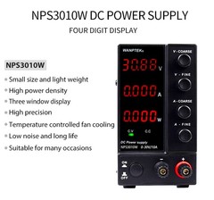 0-30V 10A Adjustable DC Power Supply Variable Regulated Lab 4-Digits LED Display