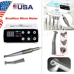 NSK Style Dental Brushless LED Electric Micro Motor 1:5 Increasing Handpiece Kit