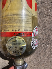 Survivair 30 MIN Carbon Air Tank 4500 PSIG SCBA Cylinder Expired 11/05-Retired
