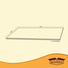 200 12.25×12.25 LP Cardboard Corrugated Pads Inserts Filler Sheet 12.25 x 12.25