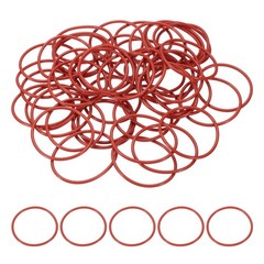 50Pcs AS-026 Silicone O-Ring 70A Durometer 1-1/4″ ID 1-3/8″ OD 1/16″ Width