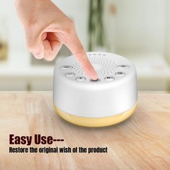 Sound Machine Easysleep White Noise Machine 25 Soothing Sounds And Night Lights