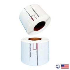 CAS LST-8020 Printing Scale Label, 58 x 60 mm, UPC/Ingredients x 12 Rolls Box