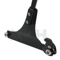 XKH- Matte Black Detachable Backrest Sissy Bar Flame Same as picture show