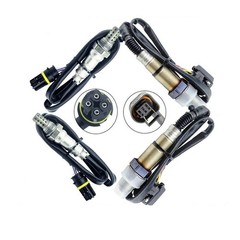 Set of 4 Up+Downstream Oxygen Sensor For BMW 550i 650i 750i Alpina B7 X5 X6 4.4L