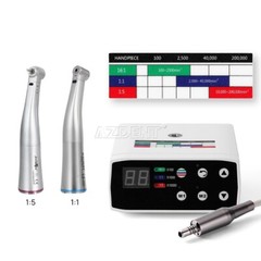 Dental Electric LED Brushless Micro Motor/1:5 1:1 Increasing Fiber Handpiece