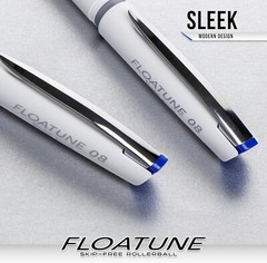Pentel Floatune Skip Free Rollerball, 0.8mm Medium point, Black Red and Blue Ink