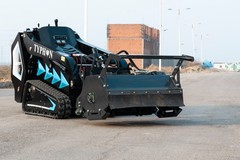 Heavy Duty Tree & Brush Mulcher for Mini Skid Steer TYPHON STOMP X1300/STOMP 509