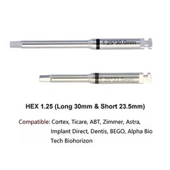Implant Screwdrivers Latch Prosthetic Torque Wrench Ratchet Hex Drivers Adapter