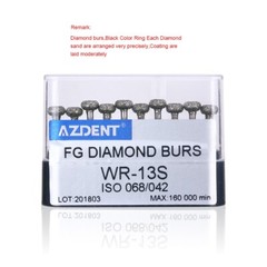 10 pcs Dental High Speed Diamond Burs Circular wheel Super Coarse Diamond Drills