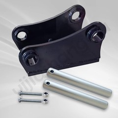 For CAT 307,308,309Mini Excavator bucket ears Weld base plate and 50 mm pins