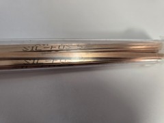 Lucas-Milhaupt SIL FOS 5 – 28 Rods – 95060, NEW (one end cap missing on tube)
