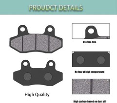 2PCS Brake Pads Set for 150cc 200cc 250cc ATV Dirt Bike Pit Bike Go Kart, go kar