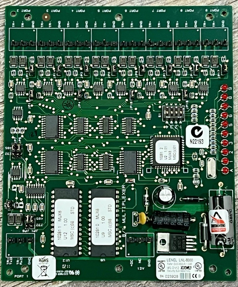 Lenel LNL-8000 Multiplexer Module (6BLU108)