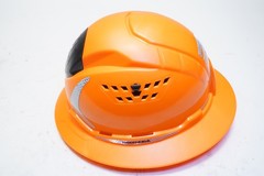 Green Devil Mervex Vent ANSI/ISEA Z89.1-2014 Type 1 Class C Orange W/Clear Visor