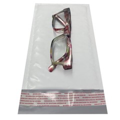 UOFFICE 100 White Poly Bubble Mailer Bags 4×8″ – #000 Envelopes Self-Sealing