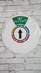 6 Options Office Door Sign, In a Meeting, Do Not Disturb, Out of Office Welcome
