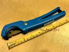 KOBALT 1-1/4″ Poly Tube Cutter, Cuts Soft Plastic Vinyl, Rubber Tubing FAST SHIP