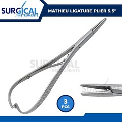 3 Pcs Mathieu Pliers 5.5″ Orthodontic Surgical Dental Instruments German Grade