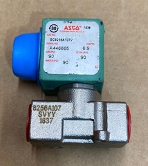 ASCO SOLENOID VALVE SC8256A107V 1/4 NPT 24VDC STAINLESS QTY 2