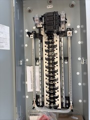 GE 150 Amp Main Breaker Outdoor Load Center TM3215R64K Value Pack W/ 4 Breakers