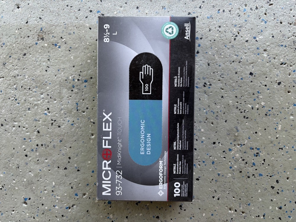 MICROFLEX MIDNIGHT TOUCH 93-732 LG 100 COUNT BOX