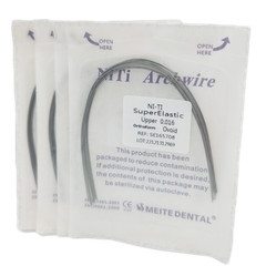 50 Packs Dental Orthodontic Super Elastic Wire Niti Round Arch Wires Ovoid Form