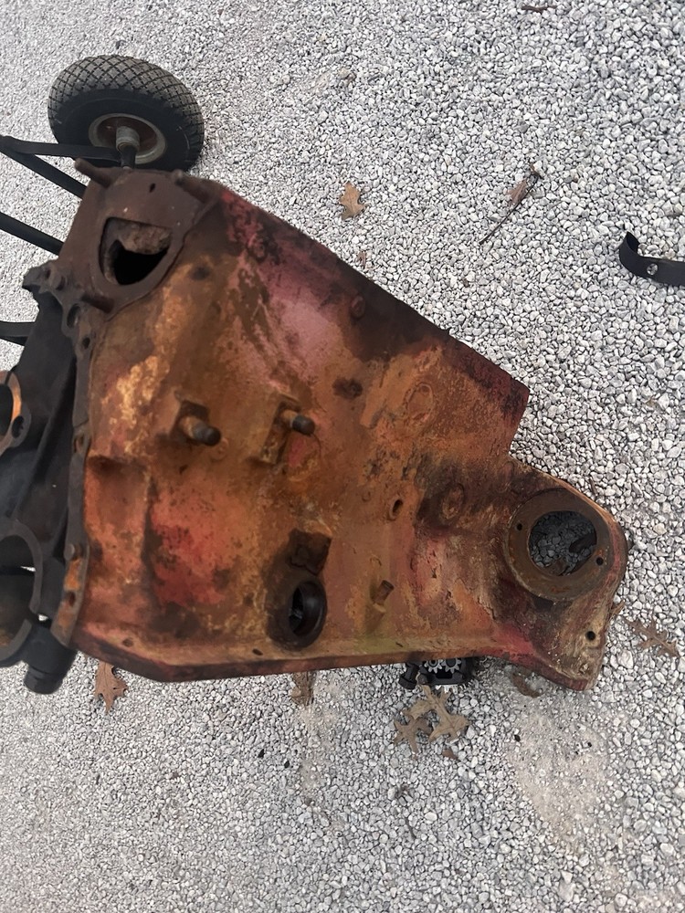 Ford 8N Tractor Side Engine Block With Main Caps & Oil Pump