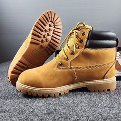 Brahma Hubert Work Boots Mens 11 Wheat Waterproof Leather Oil ResistantSoft Toe