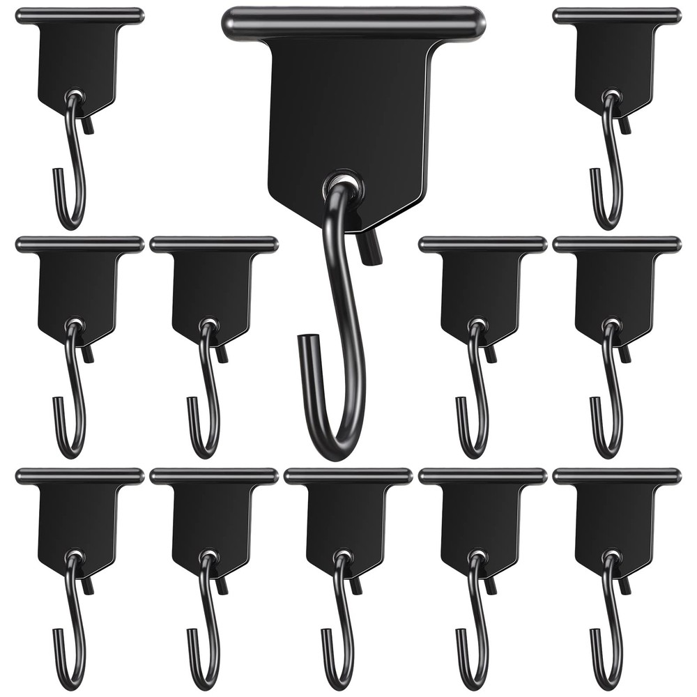 BBTO 24 Pairs Camping Awning Hooks RV Awning Accessory Hangers S Shaped Hooks Se