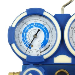 Air Refrigeration Kit HVAC A/C R134A R410A R22 AC Manifold Gauge Set Brass