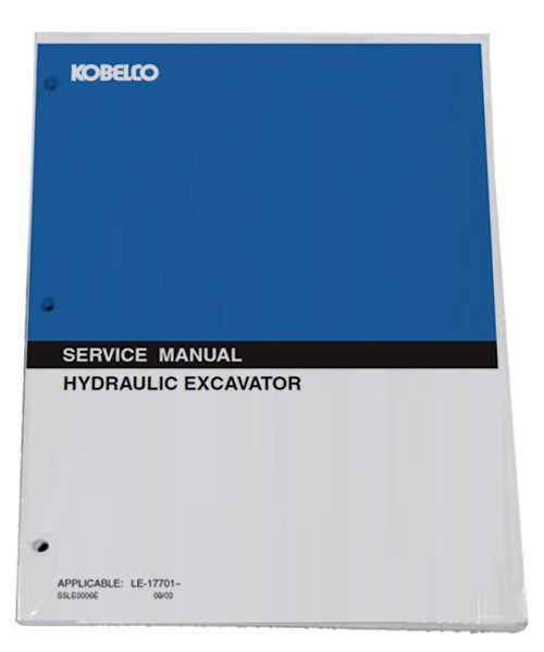 KOBELCO ED195-8 Tier 3 Excavator Dozer Service Manual Repair Technical Book