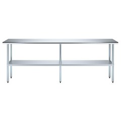 14 in. x 96 in. Stainless Steel Table